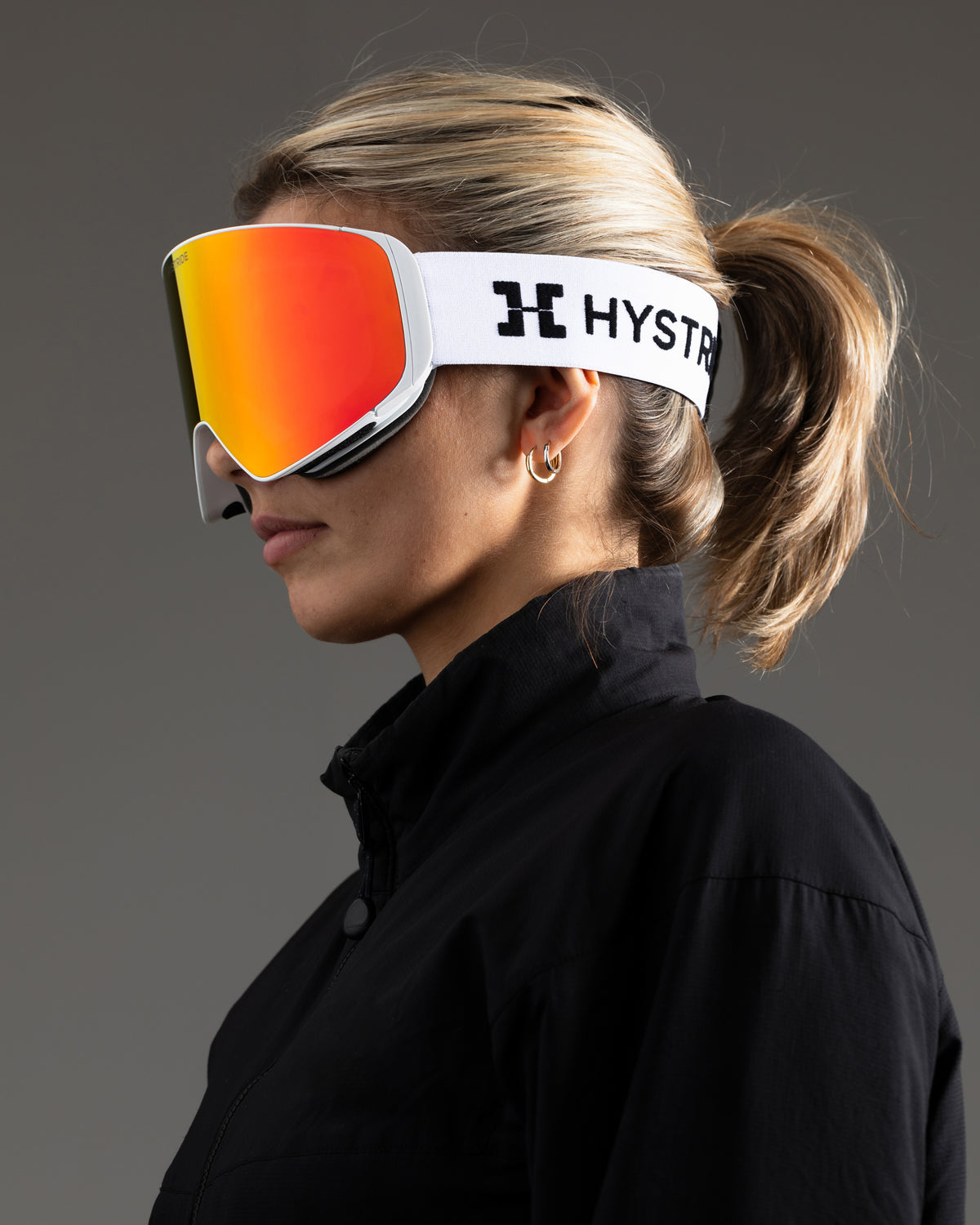 Sky Line Snow Goggle - White / Solar Flare
