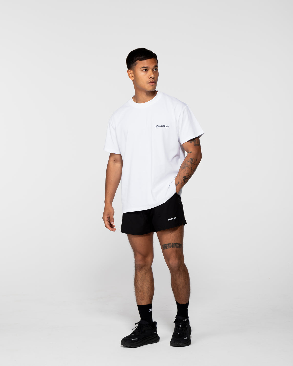 Hybrid-Boxy-T-Shirt für Herren