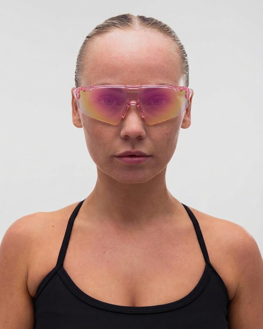 Speed Pro Sunglasses Clear Pink