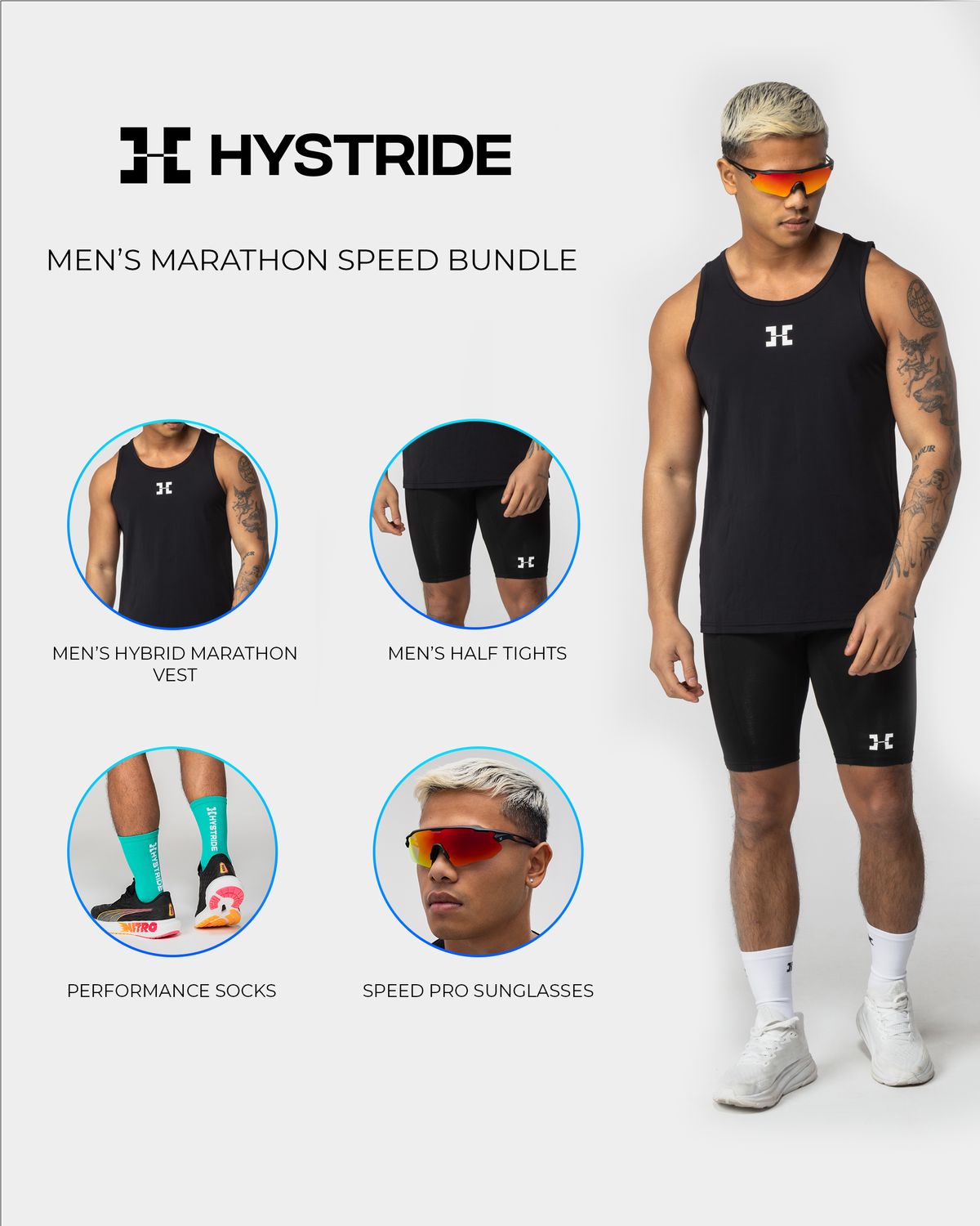 Marathonsnelheidspakket voor heren