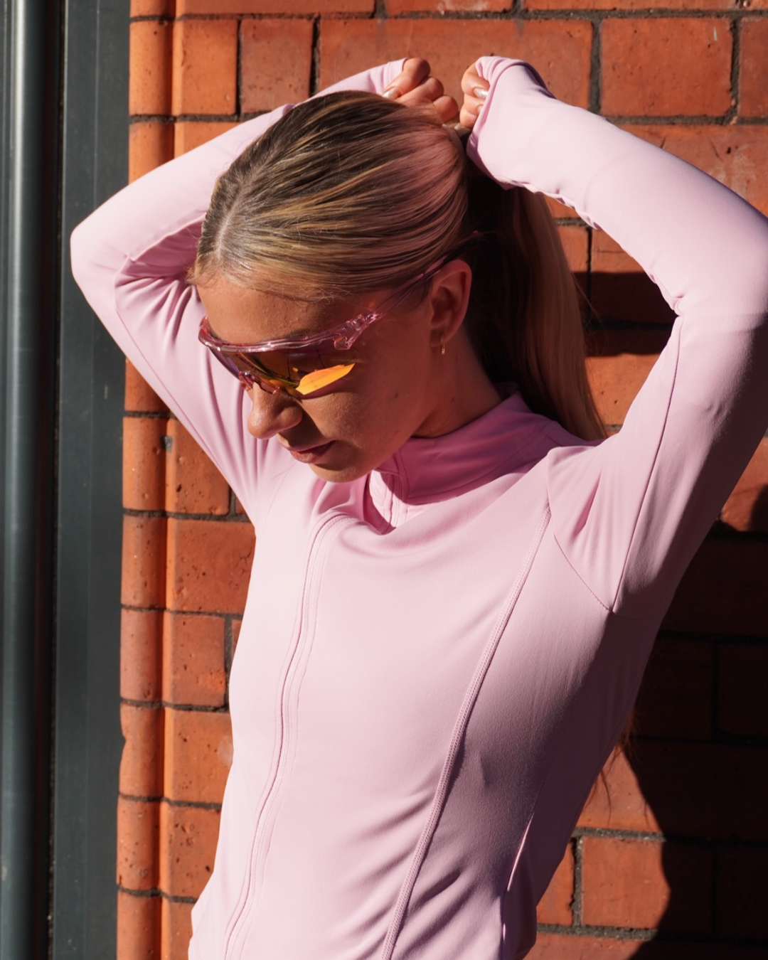 Speed Pro Sunglasses Clear Pink