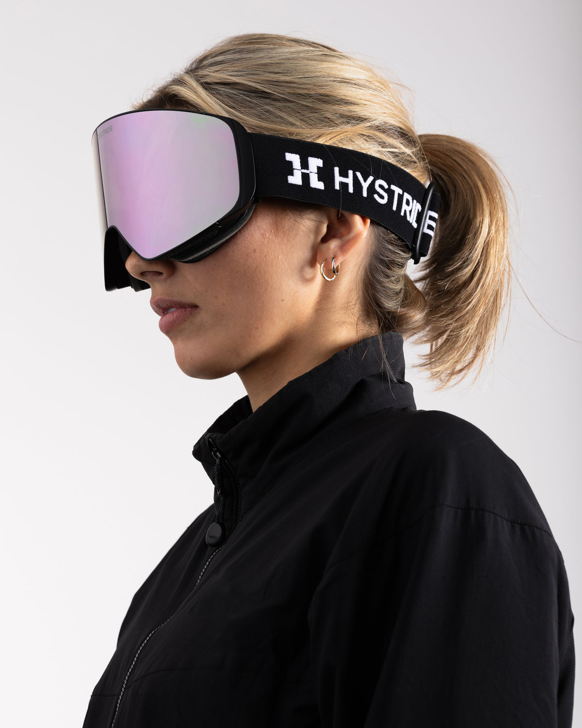 Sky Line Snow Goggle - Black/ Cosmic Pink